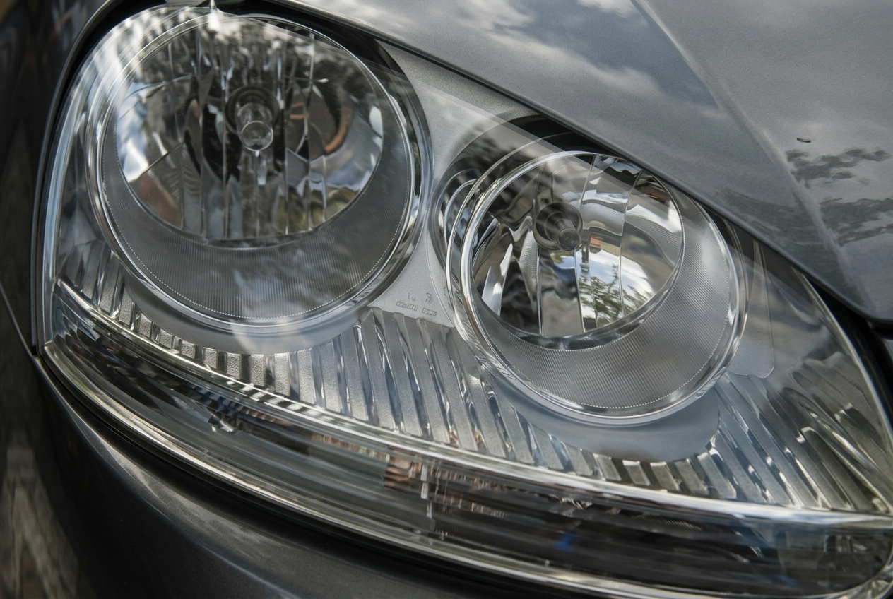 Volkswagen — Heavy yellowing restored to clear — after